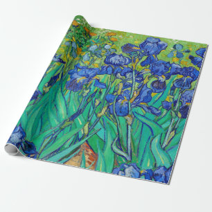 Irises by Vincent Van Gogh Wrapping Paper