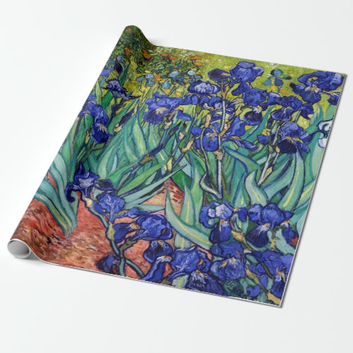 Irises by Vincent van Gogh Wrapping Paper