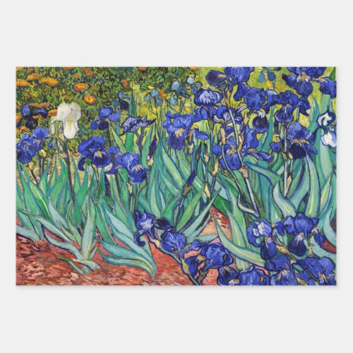 Irises by Vincent van Gogh Wrapping Paper Sheets