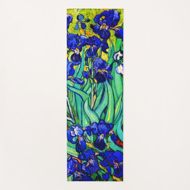 Irises by Vincent Van Gogh Yoga Mat (Front)