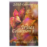 Irises-Collection 1 Calendar for 2010