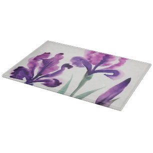 Irises Cutting Board