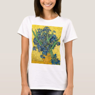Irises Dots by After Vincent van Gogh T-Shirt