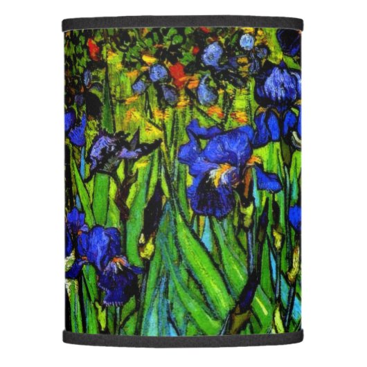 Irises, famous artwork by Van Gogh, Lamp Shade (Front)