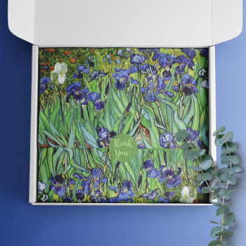 Irises Floral Landscape Vincent Van Gogh Tissue Paper by mangomoonstudio at Zazzle