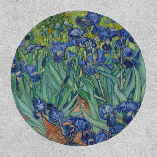 Irises, Floral Oil Painting, Vincent Van Gogh Patch