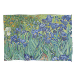 Irises, Floral Oil Painting, Vincent Van Gogh Pillow Case
