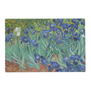 Irises, Floral Oil Painting, Vincent Van Gogh Placemat