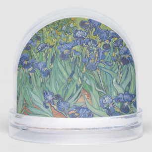 Irises, Floral Oil Painting, Vincent Van Gogh Snow Globe