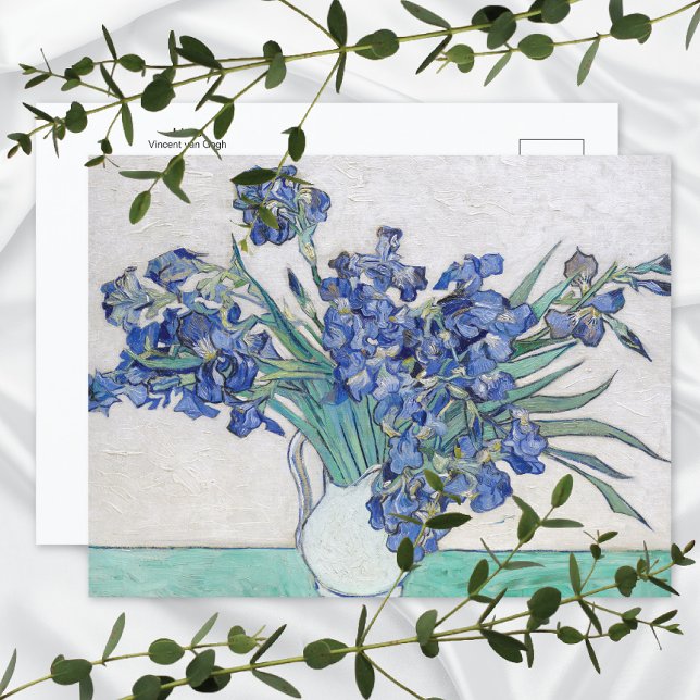 Irises Floral Vincent van Gogh Postcard (Creator Uploaded)