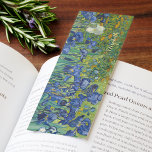 Irises Flowers Van Gogh Floral Art Monogrammed Bookmarks<br><div class="desc">Create your own custom, personalized, monogrammed, flowers / floral / nature / vintage art lovers and Van Gogh connoisseurs, elegant faux gold script typography font, water and tear resistant, soft to touch with a velvet-like texture, a truly luxurious feel bookmark, featuring a beautiful colorful intricate detailed vintage oil on canvas...</div>
