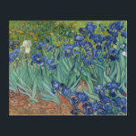 Irises Flowers Van Gogh Floral Vintage Painting Acrylic Print<br><div class="desc">Unique, water-resistant, easy to clean, room home decor, full HD color printed acrylic wall art print, featuring a beautiful colorful intricate detailed vintage oil on canvas painting, by Vincent van Gogh, of irises and seasonal flowers in a garden. Beautiful artwork for flowers / floral / nature / vintage art lovers...</div>