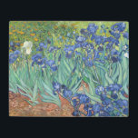 Irises Flowers Van Gogh Floral Vintage Painting Metal Print<br><div class="desc">Sleek, stylish, aluminum metal canvas art print, featuring a beautiful colorful intricate detailed vintage oil on canvas painting, by Vincent van Gogh, of irises and seasonal flowers in a garden. Beautiful artwork for flowers / floral / nature / vintage art lovers and Van Gogh connoisseurs', on lightweight, durable, water resistant,...</div>