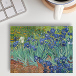 Irises Flowers Vincent Van Gogh Nature Vintage Art Paperweight<br><div class="desc">Custom, flowers / floral / nature / vintage art lovers' high polished glass home office desk paperweight with a felt backing, featuring a beautiful colorful intricate detailed vintage oil on canvas painting, by Vincent van Gogh, of irises and seasonal flowers in a garden. A beautiful paperweight for home and office...</div>