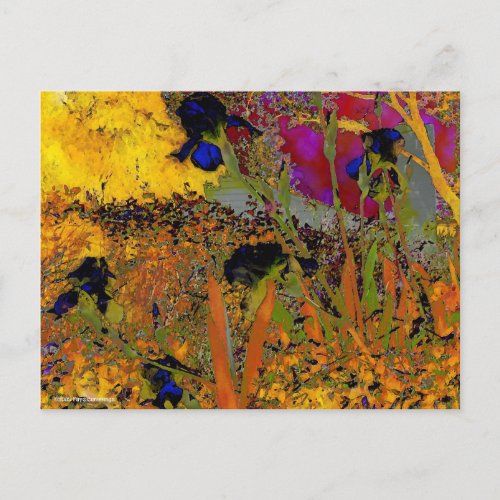 Irises for Vincent Postcard