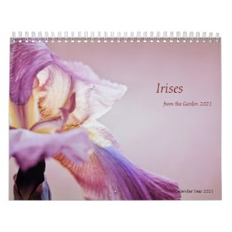 Irises from the Garden 2021 Calendar