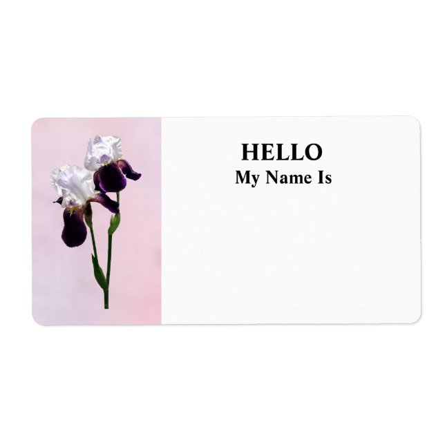 Irises in Love Label (Front)