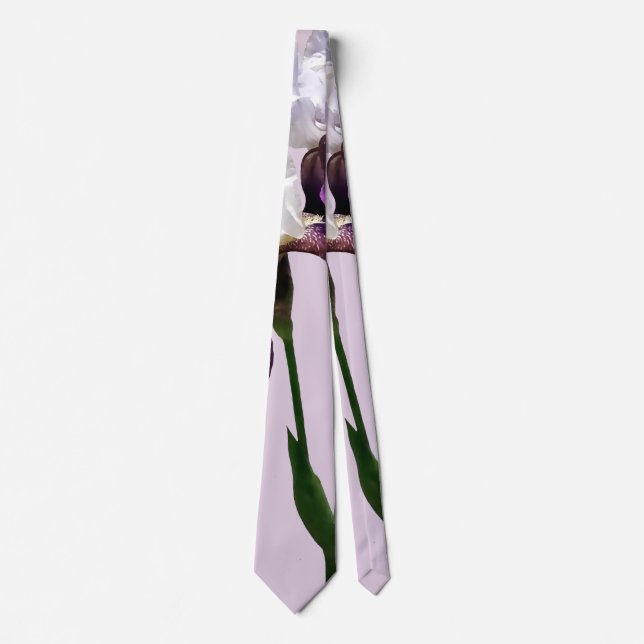 Irises in Love Neck Tie (Front)