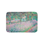 Irises In Monet&#39;s Garden Bath Mat at Zazzle