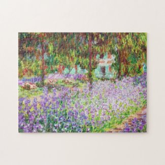 Irises in Monet's Garden Claude Monet Jigsaw Puzzle