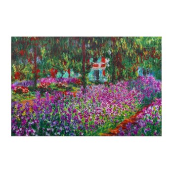 Irises In Monet's Garden Fine Art by monetart at Zazzle