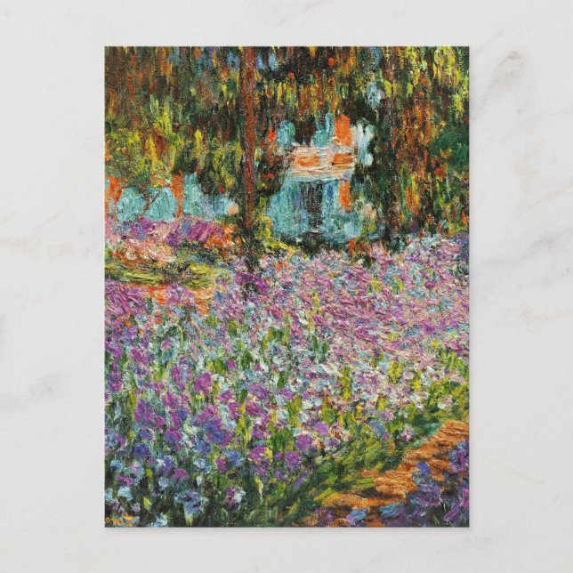 Irises In Monet's Garden Postcard (Front)