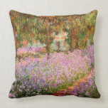 Irises in the Garden by Monet Throw Pillow<br><div class="desc">”Irises in Monet’s Garden”, by Claude Monet.Oscar-Claude Monet was a founder of French Impressionist painting, and the most consistent and prolific practitioner of the movement's philosophy of expressing one's perceptions before nature, especially as applied to plein-air landscape painting. The term "Impressionism" is derived from the title of his painting ‘Impression,...</div>