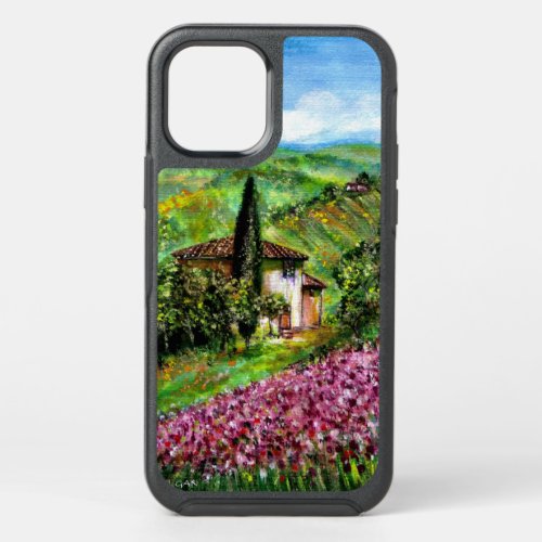 IRISES IN TUSCANYPurple Flower Fields Landscape  OtterBox Symmetry iPhone 12 Case