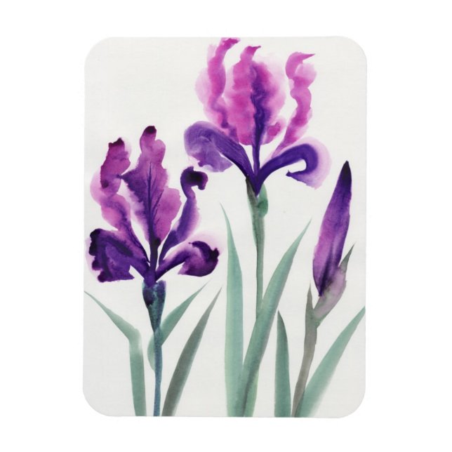 Irises Magnet (Vertical)