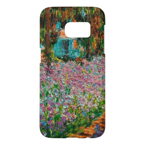 Irises Monet Garden Giverny flowers Samsung Galaxy S7 Case