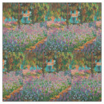 Irises Monet Garden Giverny flowers Fabric