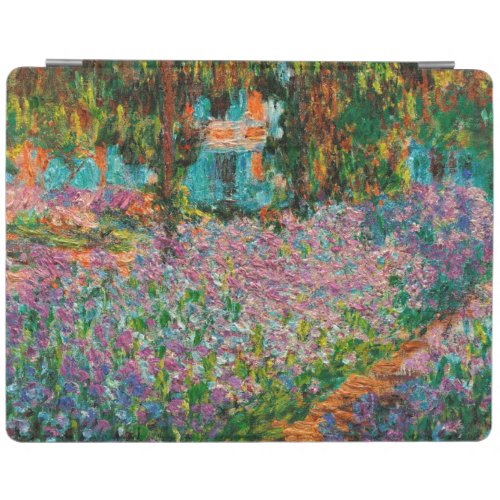 Irises Monet Garden Giverny flowers iPad Smart Cover