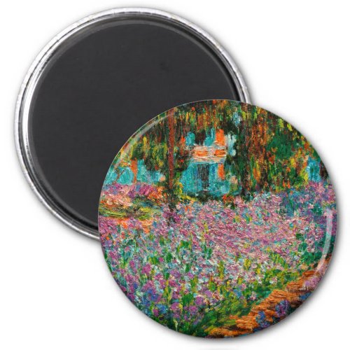 Irises Monet Garden Giverny flowers Magnet