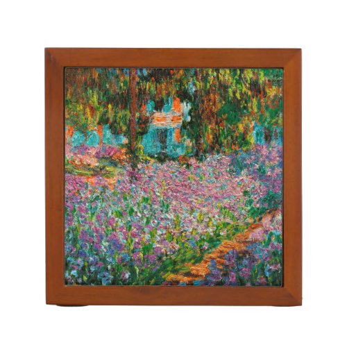 Irises Monet Garden Giverny flowers Pencil Holder