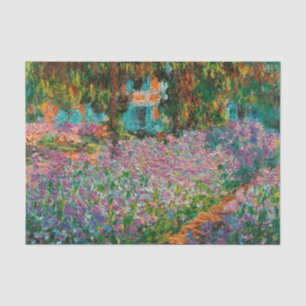 Irises Monet Garden Giverny flowers Tissue Paper