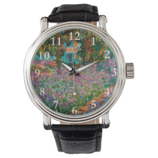 Irises Monet Garden Giverny flowers Watch