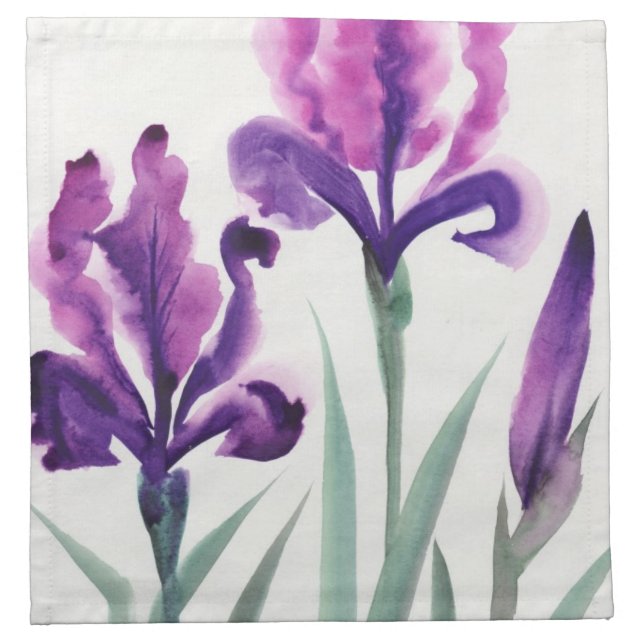 Irises Napkin (Front)