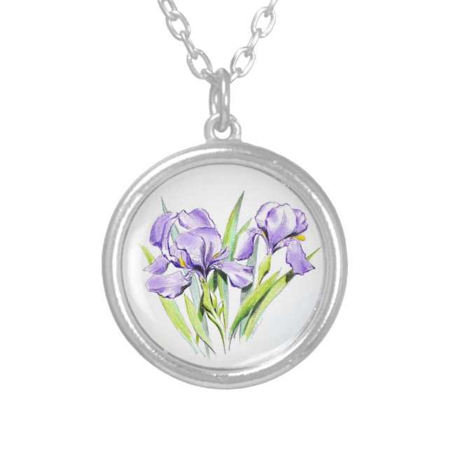 Irises Necklace (Front)