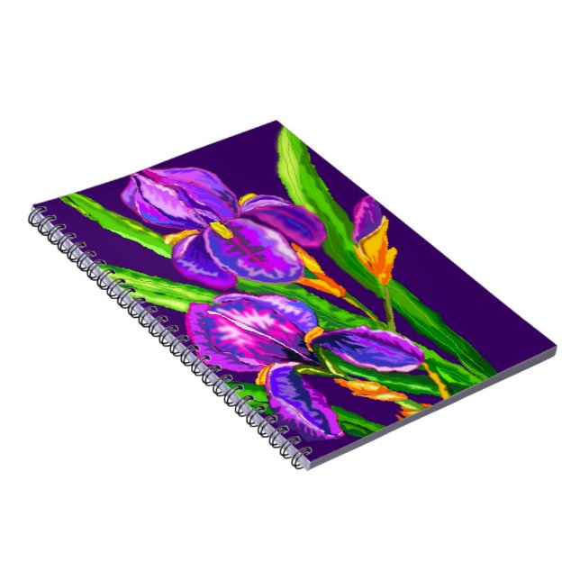 Irises Notebook (Right Side)