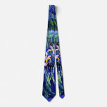 Irises, painting by Claude Monet, Neck Tie