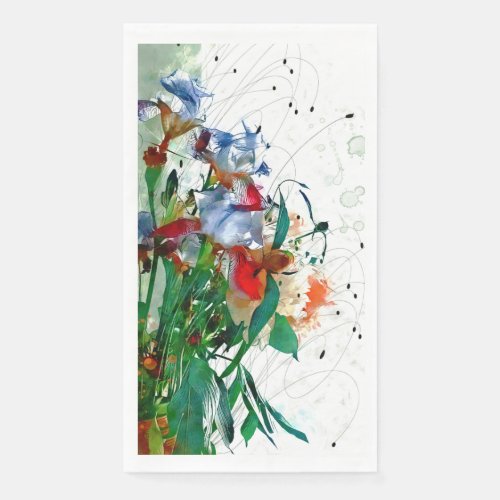 Irises Paper Napkin