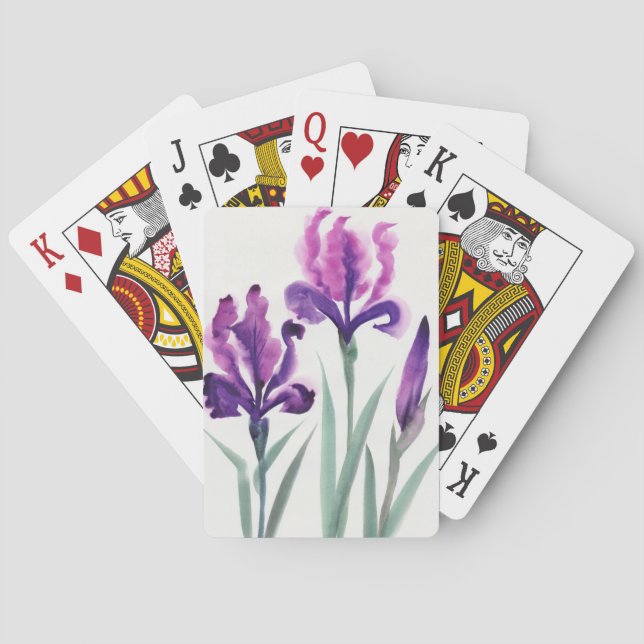 Irises Poker Cards (Back)
