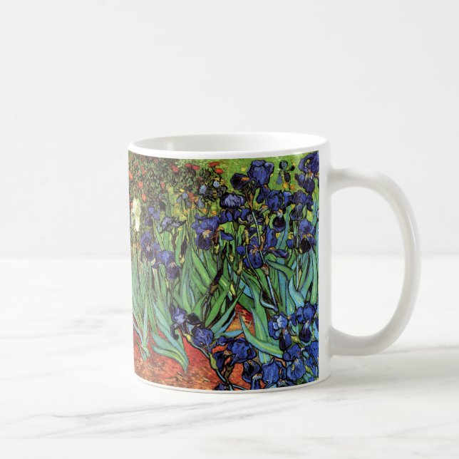 Irises, Saint-Remy, Van Gogh Coffee Mug (Right)