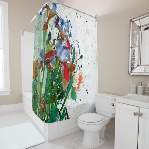 Irises   Shower Curtain