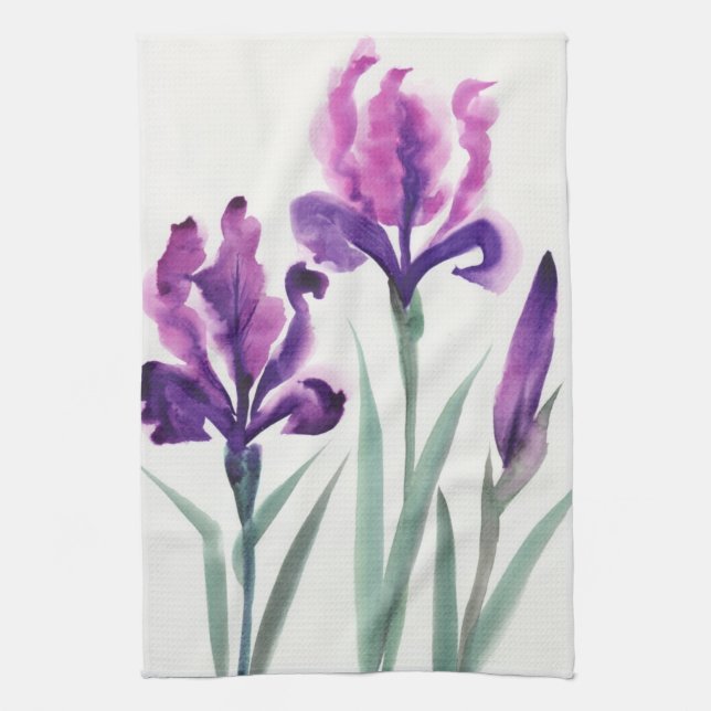 Irises Towel (Vertical)