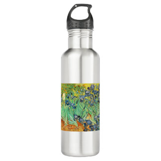 Irises - Van Gogh - c1889 Stainless Steel Water Bottle