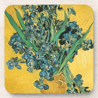 Irises - Van Gogh - c1890 Beverage Coaster