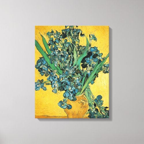 Irises _ Van Gogh _ c1890 Canvas Print