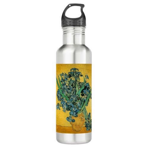 Irises _ Van Gogh _ c1890 Stainless Steel Water Bottle