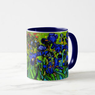 Irises, Van Gogh's famous floral painting Mug